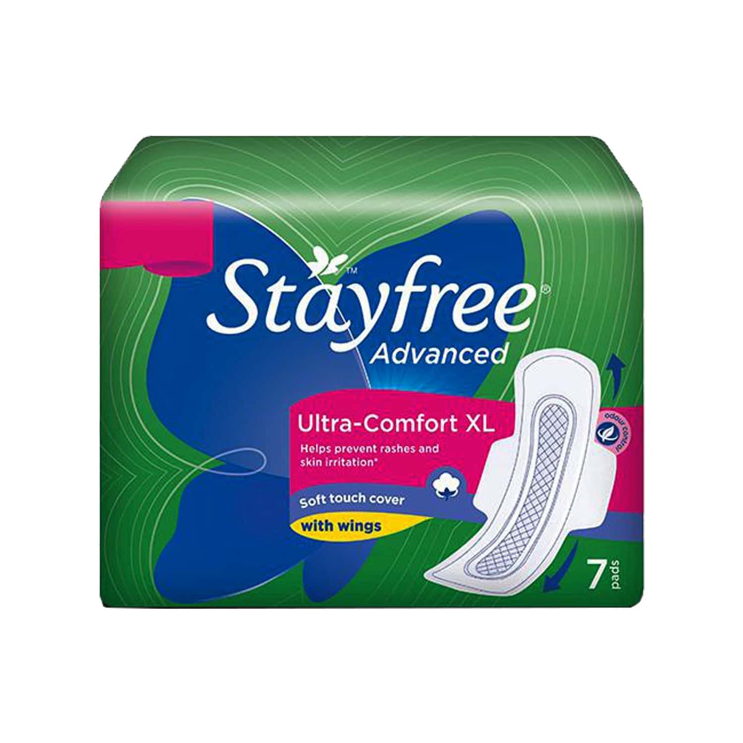 Buy STAYFREE ADVANCED NAPKINS WITH WINGS 7 PADS (EXTRA