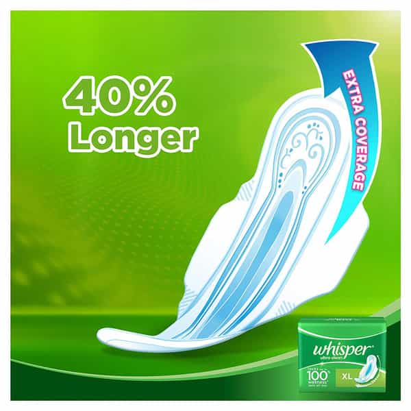 Whisper Ultra Clean Size Xl Sanitary Pads Packet Of 30