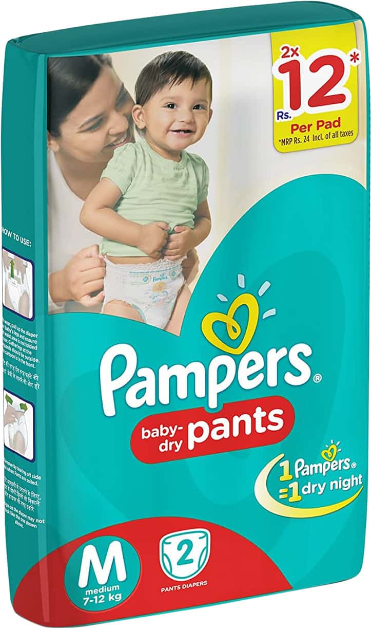 Pampers Pants M 2's