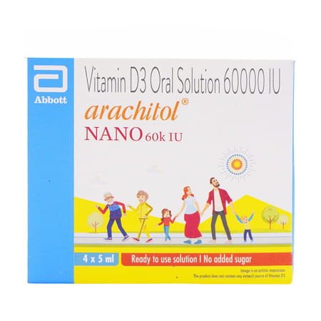 Arachitol Nano 60k Sugar Free Bottle Of 5ml Solution