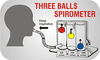 Spirometer Three Ball 1'S