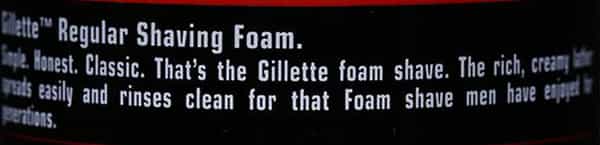 Gillette Foam Reg 50Gm