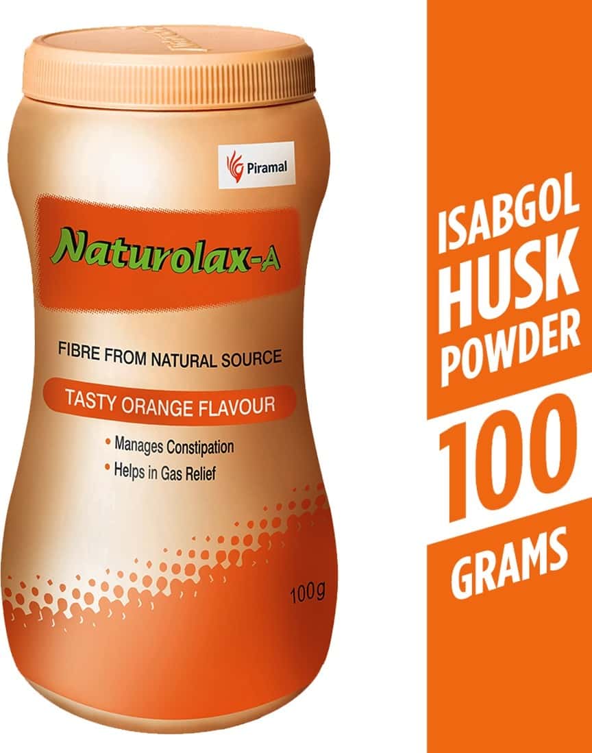 Buy NATUROLAX A ISABGOL POWDER FOR CONSTIPATION RELIEF, TASTY ORANGE