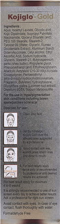 Kojiglo Gold | Skin Lightening Cream | For Cleansing Dark Spots | 20 Gm