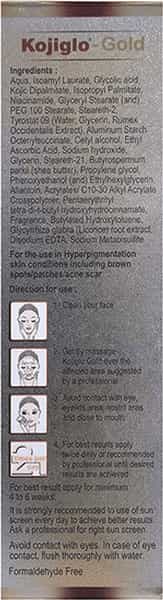 Kojiglo Gold | Skin Lightening Cream | For Cleansing Dark Spots | 20 Gm