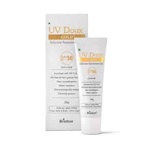 Brinton Uv Doux Gold Spf50 Sunscreen Gel 50gm