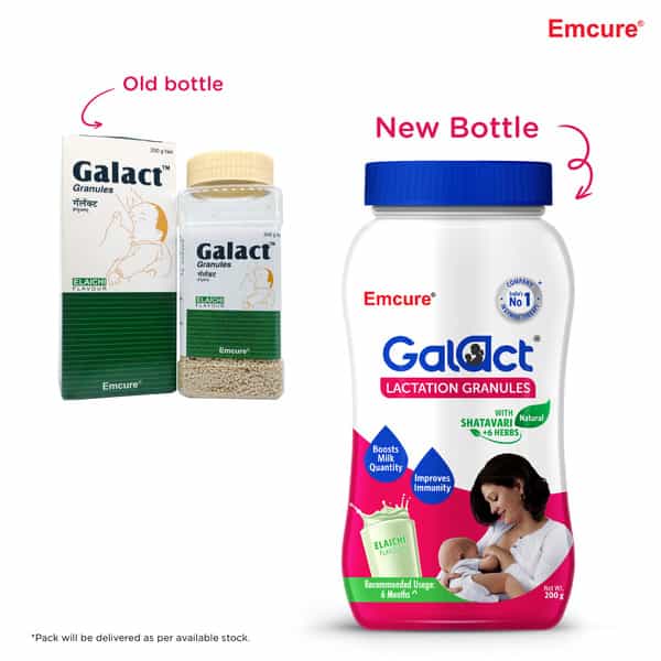 Galact Elaichi Flavour Bottle Of 200Gm Granules
