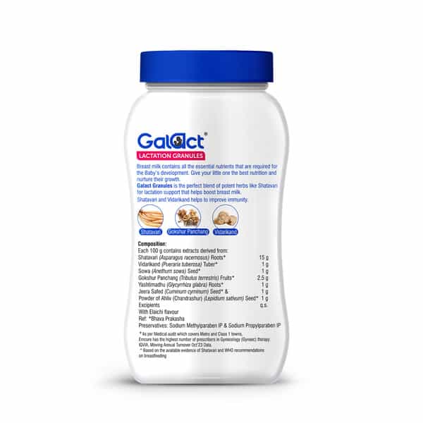 Galact Elaichi Flavour Bottle Of 200Gm Granules