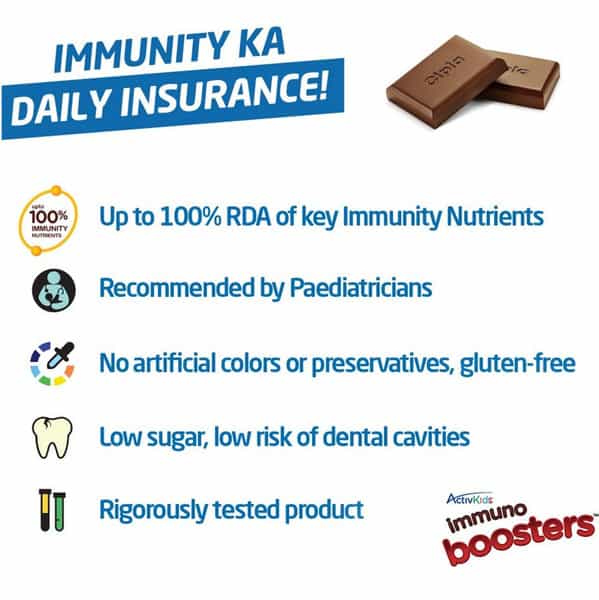 Cipla Activkids Immuno Boosters Nutrition Bar 4-6 Years Container Of 30 'S