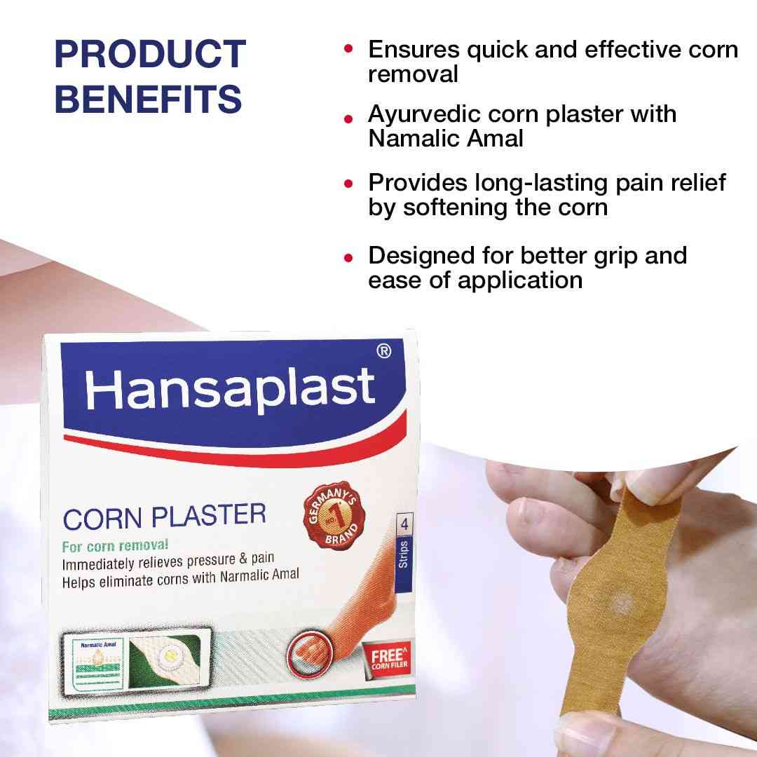 Buy Hansaplast Corn Plaster Packet Of 4 Online at Flat 18 OFF* PharmEasy