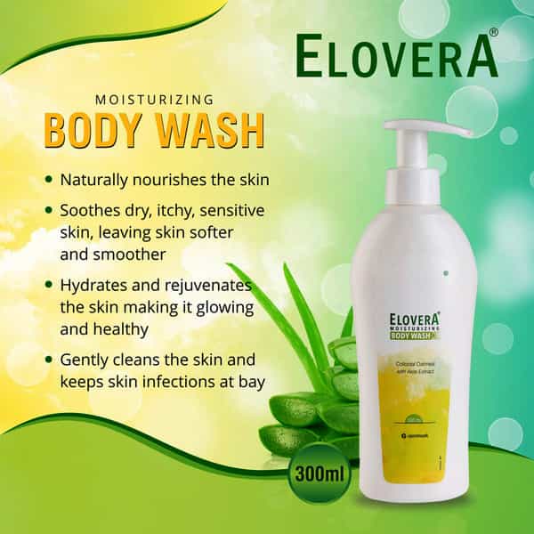 Elovera | Moisturizing Body Wash | Bottle 300 Ml