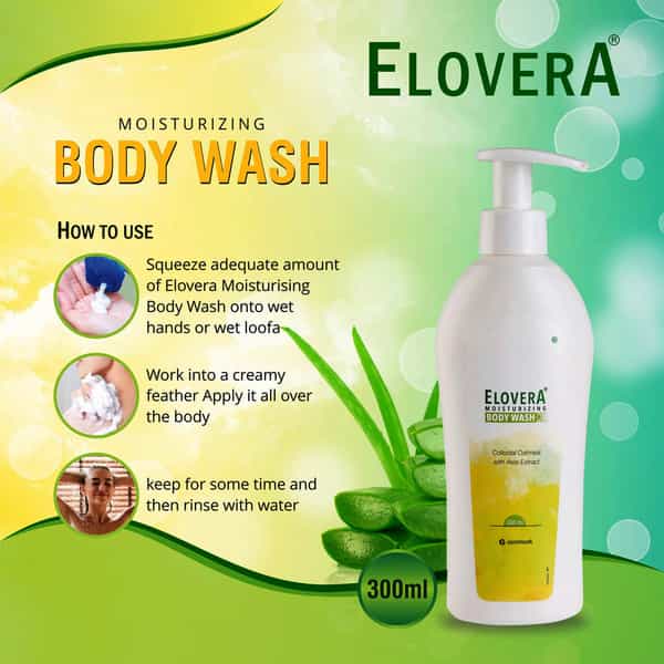 Elovera | Moisturizing Body Wash | Bottle 300 Ml