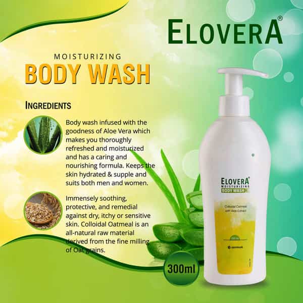 Elovera | Moisturizing Body Wash | Bottle 300 Ml
