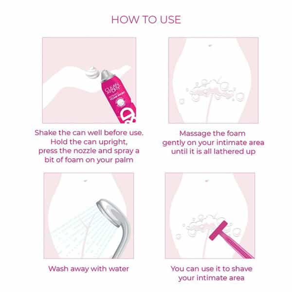 Clean And Dry Intimate Hygiene Foam Wash 85Gm