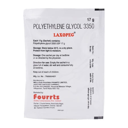 New Laxopeg Sachet Of 17gm Powder