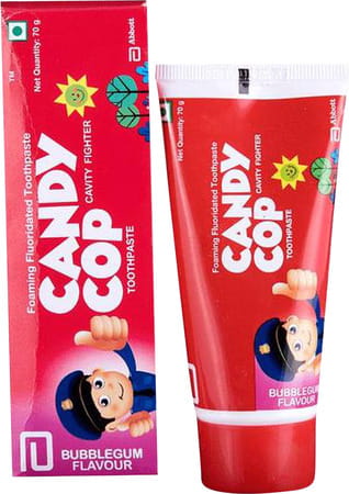 Candy Cop Bubblegum Flavour Toothpaste 70gm