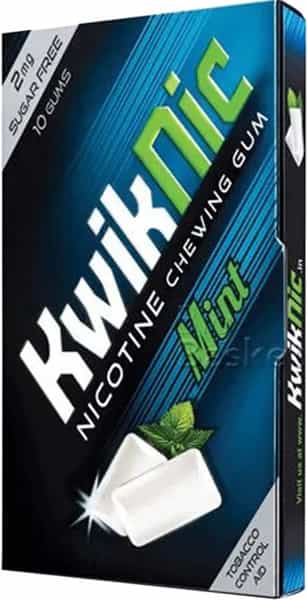 Kwiknic 2Mg Mint Flav Sf Gum 6'S