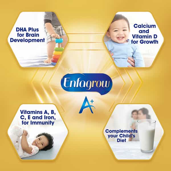 Enfagrow A+ Vanilla Child Nutrition Drink Stage 4 (2 Years And Above) Tin Of 400 G