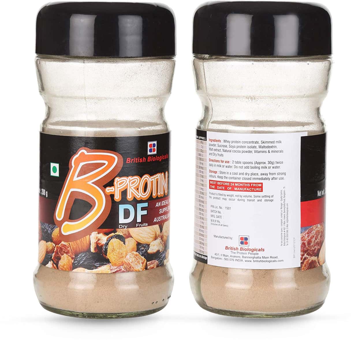 B-Protin Dry Fruit Chocolate Powder Jar 200 Gm