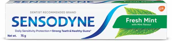 Sensodyne Fresh Mint Toothpaste Tube Of 75 G