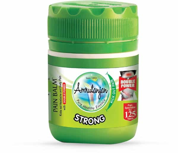 Amrutanjan | Double Power | Strong Pain Relief Balm | Bottle 8 Ml