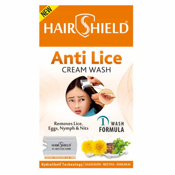 Hair Shield | Anti Lice Cream Wash | Bottle 30 Ml