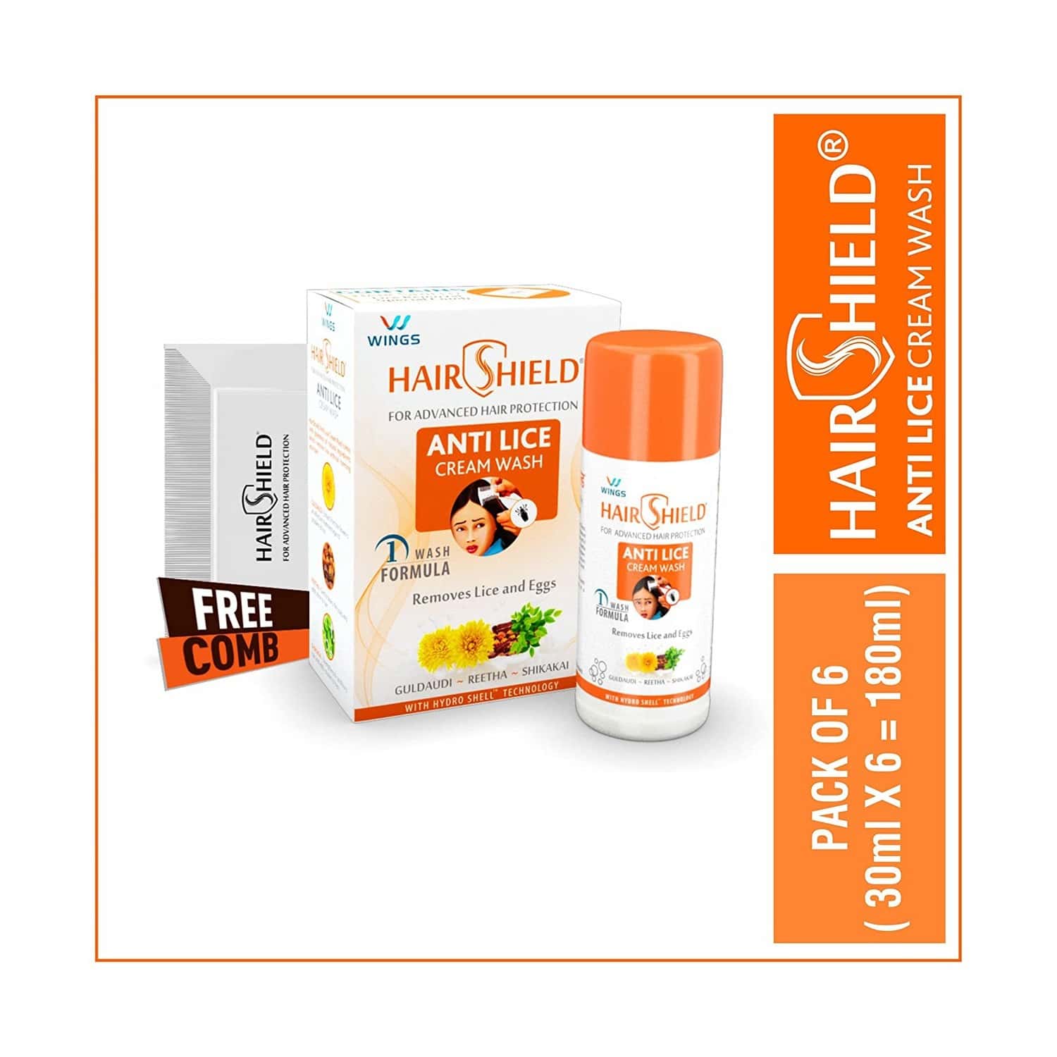 Buy HAIR SHIELD ANTI LICE CREAM WASH 30ML Online & Get Upto 60 OFF at