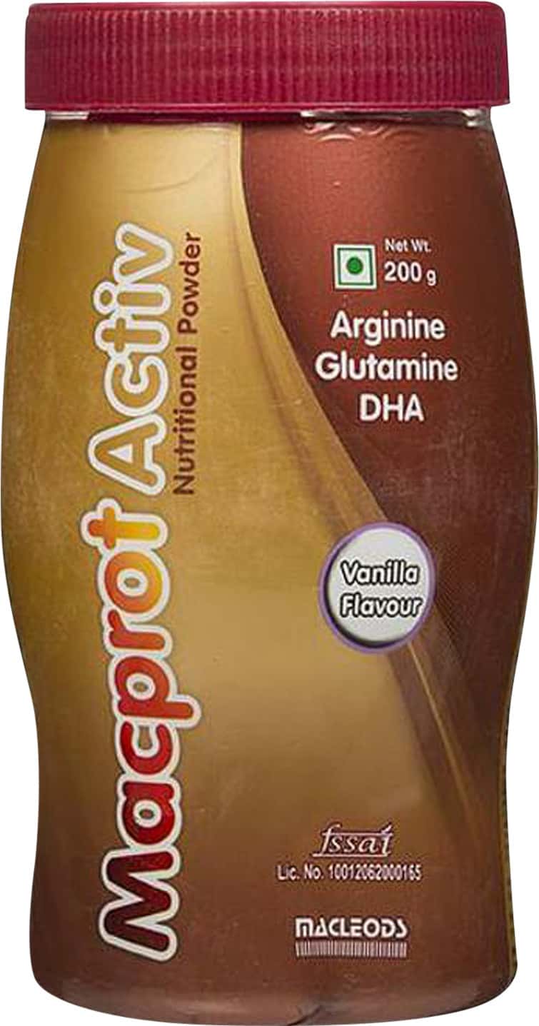 Macprot Activ | Vanilla Flavour | Gluten Free Powder Jar Of 200gm