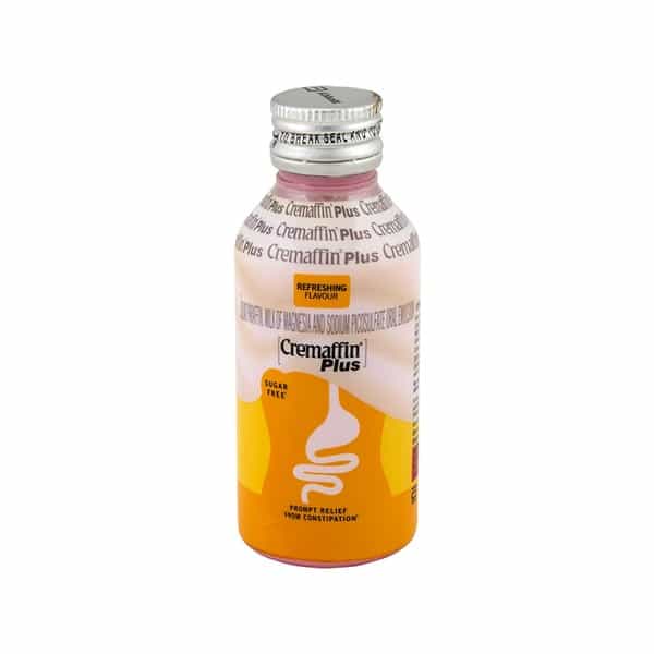Buy CREMAFFIN PLUS REFRESHING CONSTIPATION SYRUP SUGAR FREE BOTTLE OF