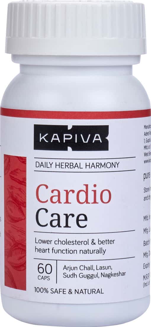 Kapiva Cardio Care Capsules - Helps Maintain Heart Health - 60 Caps
