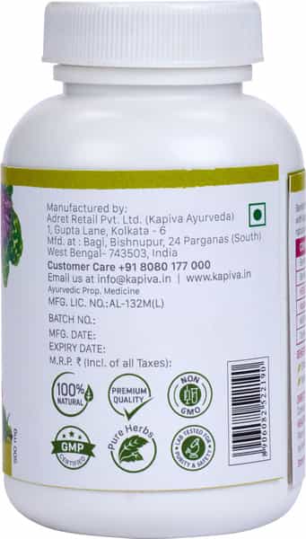 Kapiva Milk Thistle + Anti Aging Capsules Bottle Of 60