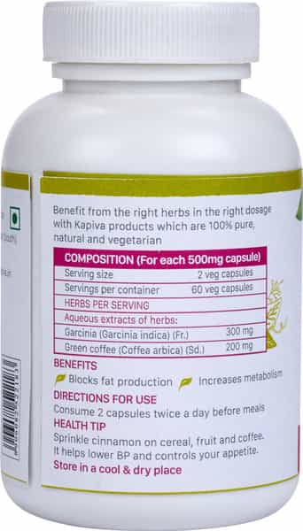 Kapiva Garcinia + Slimming Capsules|60 Capsules