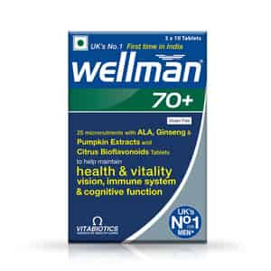 Wellman 70+ Health Supplement Tablets - Pack Of 30