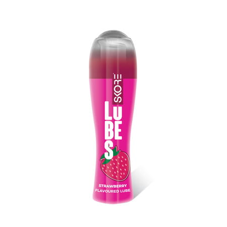 Skore Strawberry Lubricant Lube Bottle Of 50 Ml