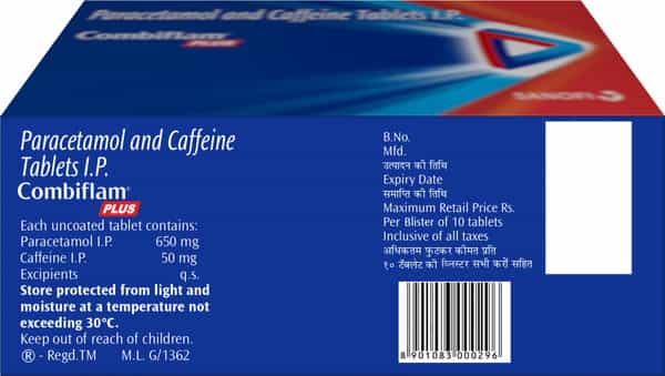 Combiflam Plus Headache Relief Tablet - Strip Of 10 Tablets