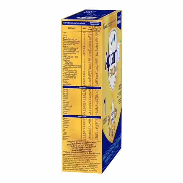 Aptamil Gold | 1 Infant Formula With Prebiotics | From Birth To 6 Months | Box 400 Gm