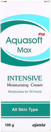 New Aquasoft Max Intensive Moisturising Cream 100 Gm