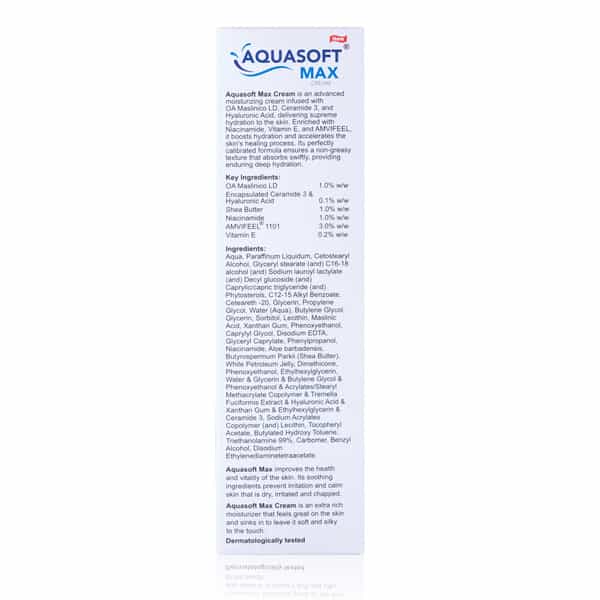 New Aquasoft Max Intensive Moisturising Cream 100 Gm