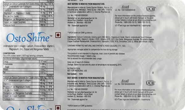 Ostoshine Strip Of 10 Tablets