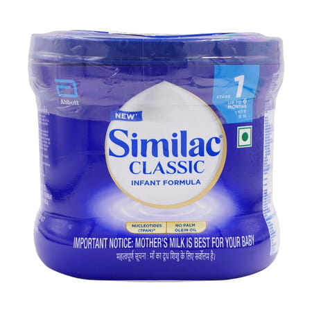 Similac Classic Stage 1 Infant Formula (Upto 6 Months) Jar 200 Gm