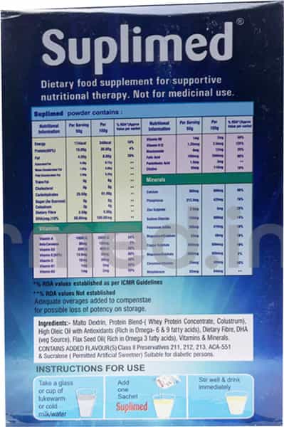 Suplimed Protein Powder 50Gm