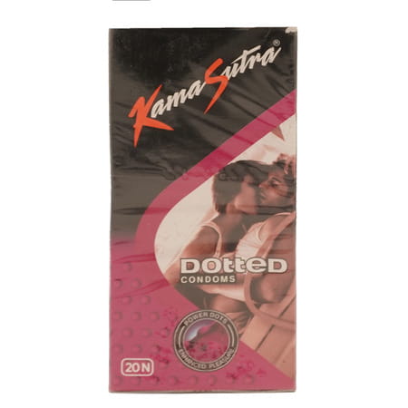 Kamasutra Dotted Box Of 20 Condoms