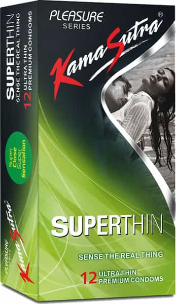 Kamasutra Superthin Box Of 12 Condoms