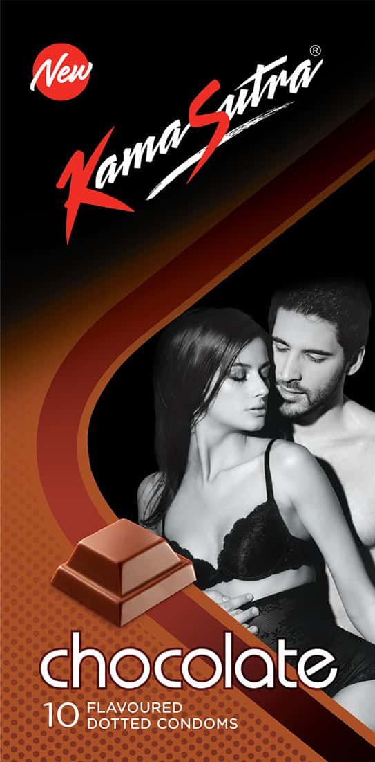 Kamasutra Excite Chocolate Box Of 10 Condoms
