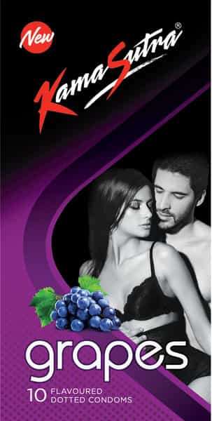 Kamasutra Excite Grapes Box Of 10 Condoms