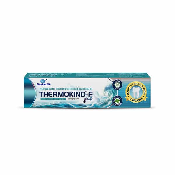 Thermokind F | Spearmint Flavour | Sugar Free | For Sensitive Teeth | Oral Gel 100 Gm