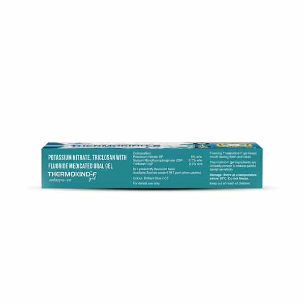 Thermokind F | Spearmint Flavour | Sugar Free | For Sensitive Teeth | Oral Gel 100 Gm