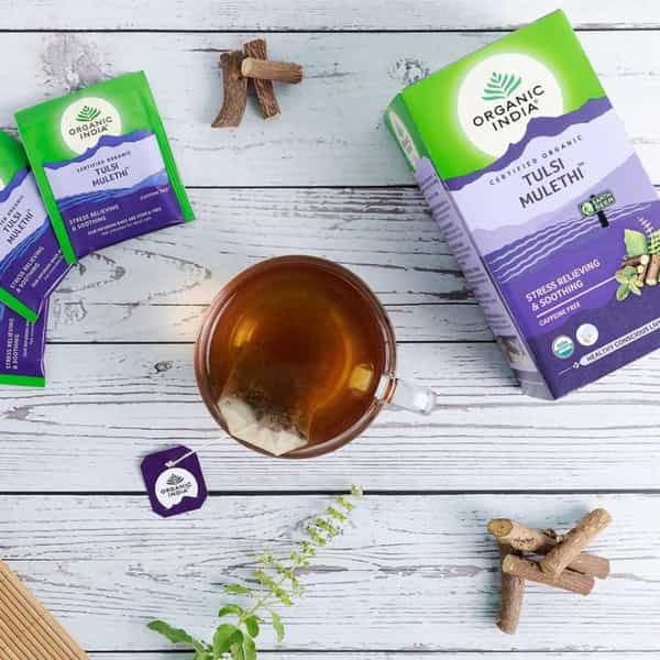 Organic India Tulsi Mulethi Tea Bag 25'S