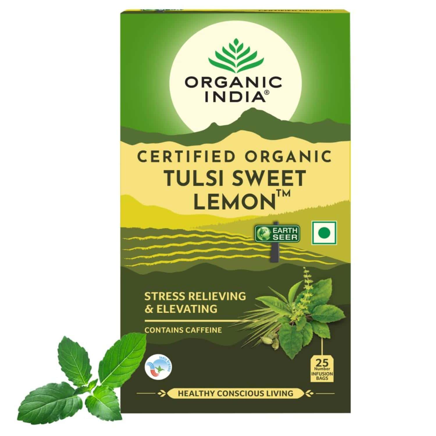Organic India Tulsi Sweet Lemon Tea Bag 25's