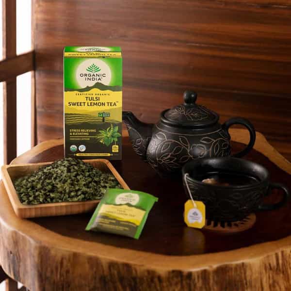 Organic India Tulsi Sweet Lemon Tea Bag 25'S